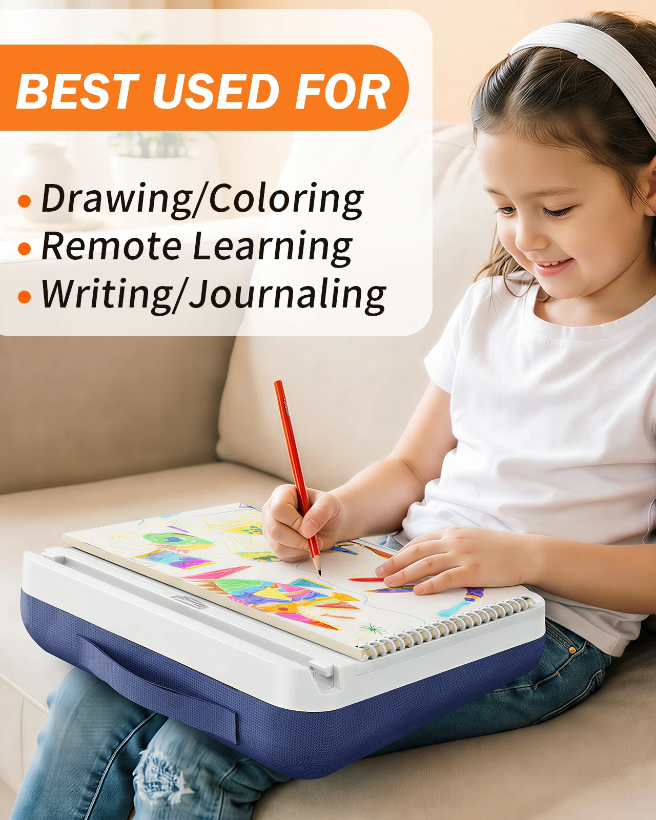 Eary Kids Lap Desk with Storag - Tablet Lap Desk recension och pris