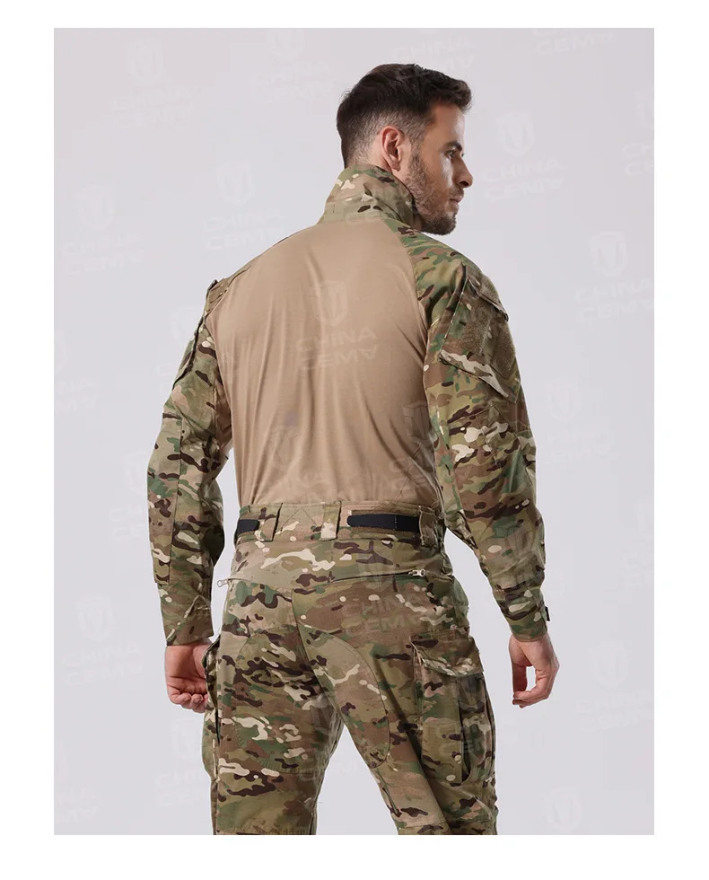 G3 コンバットシャツ マルチカム クライプレシジョン タクティカルユニフォーム ミリタリー BDU ACU アウトドア エアソフトシャツ CP カモ エマーソンスタイル