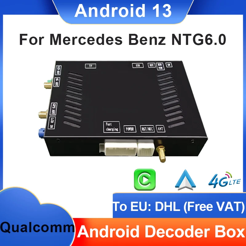 

Android 13 Decoder Box for Mercedes-Benz A B GLA GLB CLA GLC EQC GLC Class Keep Original Carplay 10.25 Inch Touch Screen NTG6.0