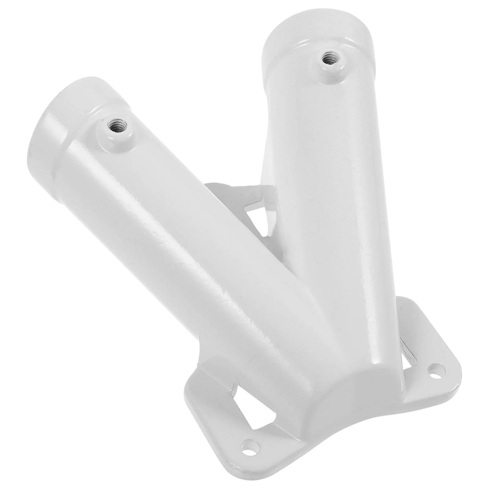 Flagpole Base Wall Mounted Holder Brackets for Adjust Outdoor Aluminum Alloy V-shaped Mounting