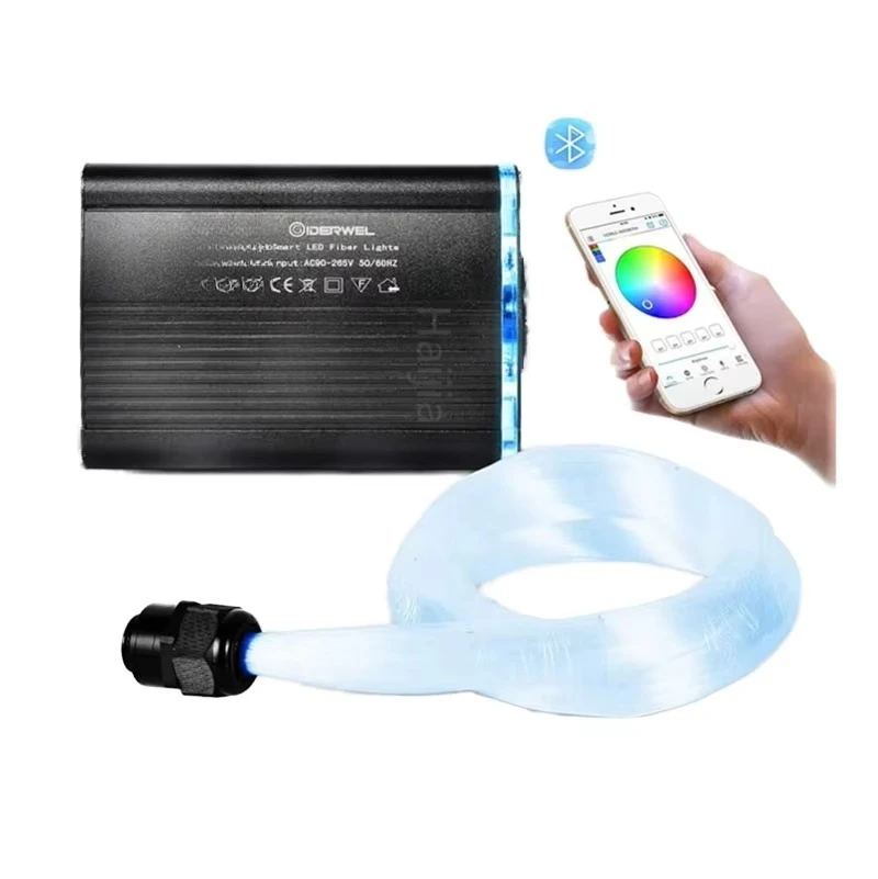 

Customized 600 Stars Dynamic Ambient Fiber Starlight Headliner Kit 2-in-1 Universal Car Roof Twinkle Shooting LED PMMA