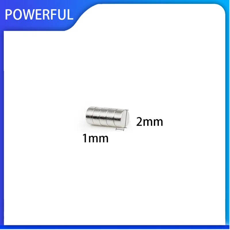 

100~5000PCS 2mm x 1mm Small Round Magnet 2*1mm Neodymium Powerful Magnetic 2x1mm Permanent Magnet 2*1 mini Disc magnet