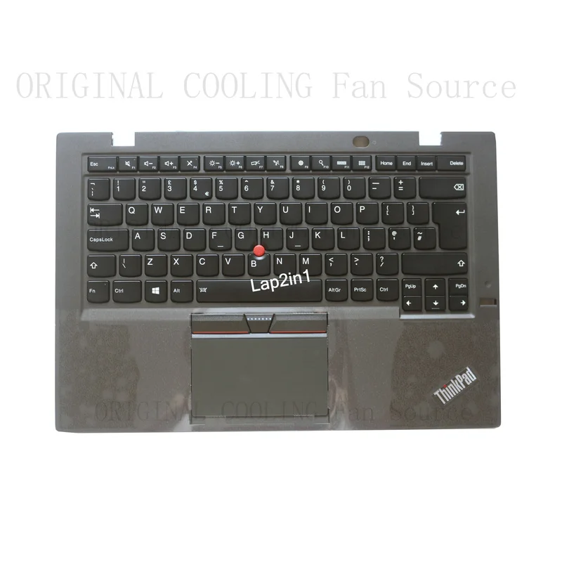 R+  New FOR Lenovo ThinkPad X1 Carbon 3rd Gen 2015 Palmrest UK Keyboard Touchpad 00HN974