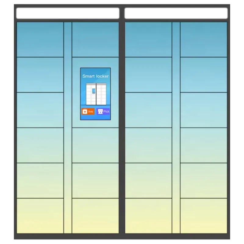 Customized Spa Locker Smart Shelf with Face Recognition Electronic Key Lock 24 Hour Self Service for Salon Wellness Center