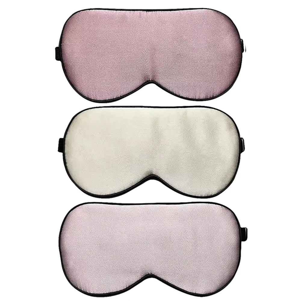 100% Pure Mulberry Silk Sleep Mask Eye Covers for Sleeping Blindfold with Adjustable Strap Comfortable Super-Smooth
