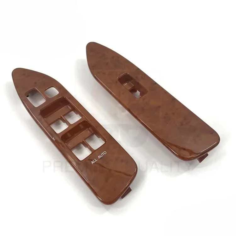 Car Spare Parts Of Wooden Color Window Control Panels With Ashtray For Land Cruiser FJ100 LC100 SUV