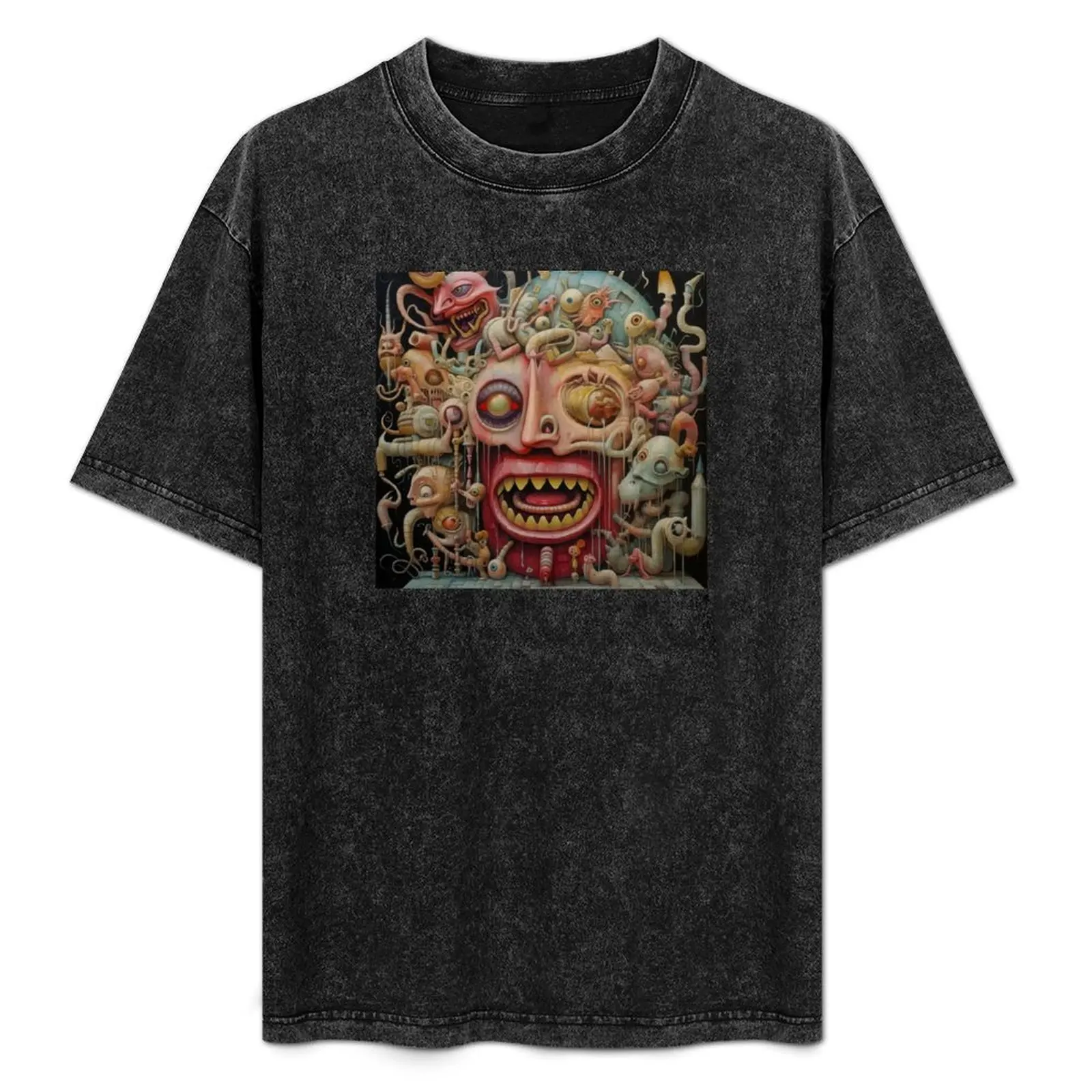 

abstract face / over thinking T-Shirt Casual Trendy Streetwear Tee Shirt