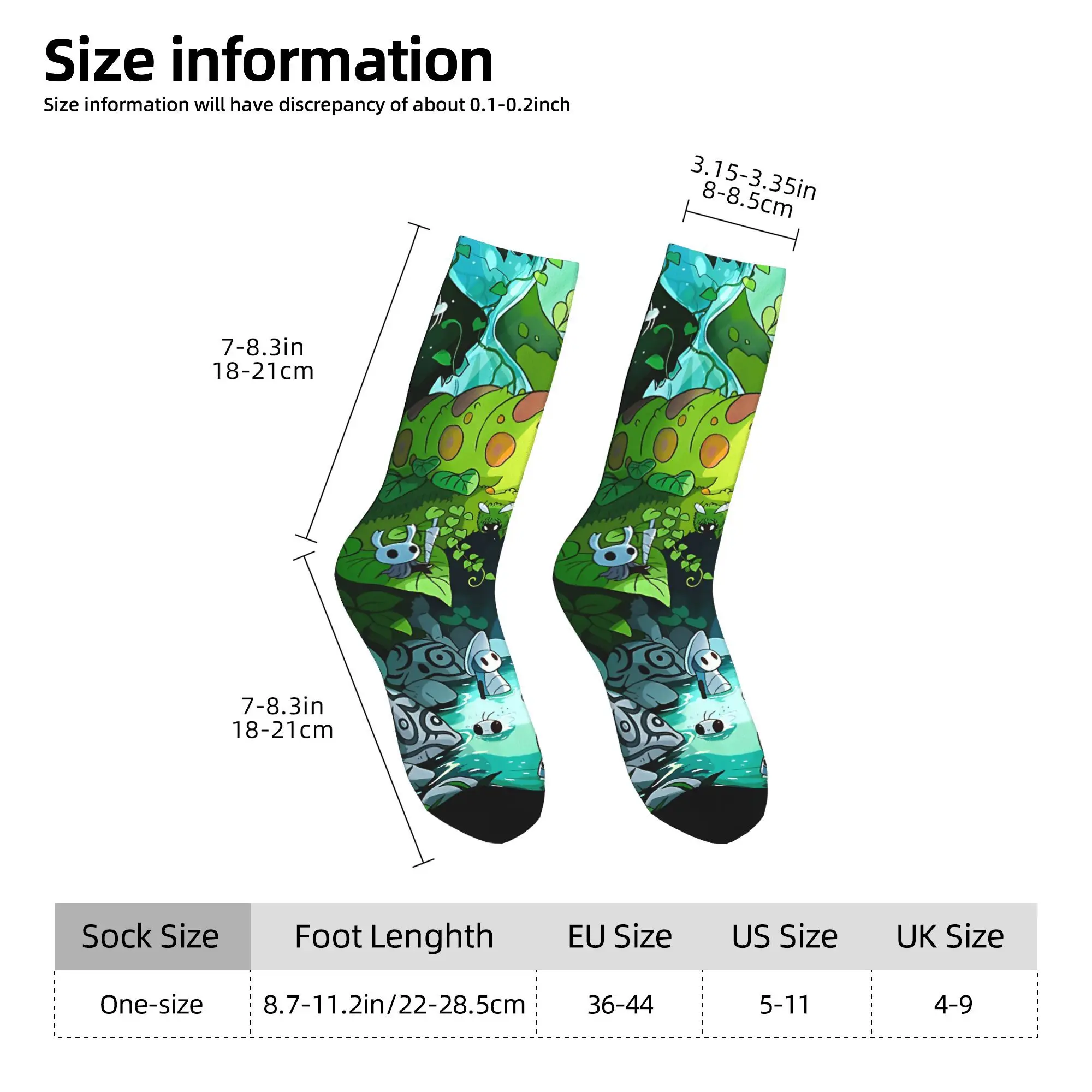 جوارب Hollow Knight Game جوارب جرافيك غير قابلة للانزلاق جوارب رجالية ناعمة قابلة للتنفس للشتاء جوارب رياضية خارجية غير رسمية