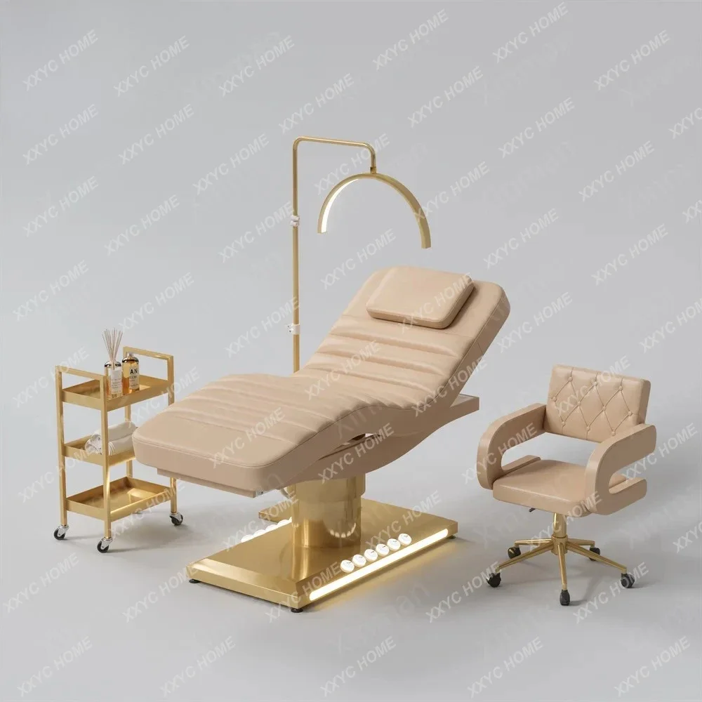 

YX Электрический косметический лифт, тату-кровать, массажная многофункциональная подъемная кровать для татуировки