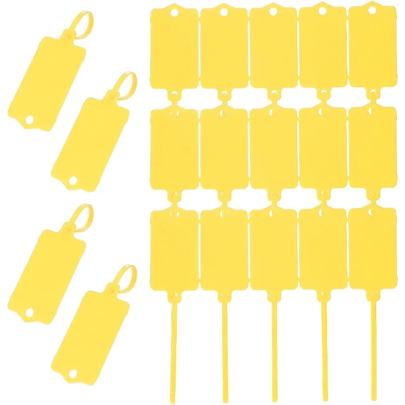 Reusable Cable Tie Labels with Writable Waterproof Tags Efficient Color-Coding System for Wire Cord Data Center Labeling 100Pcs