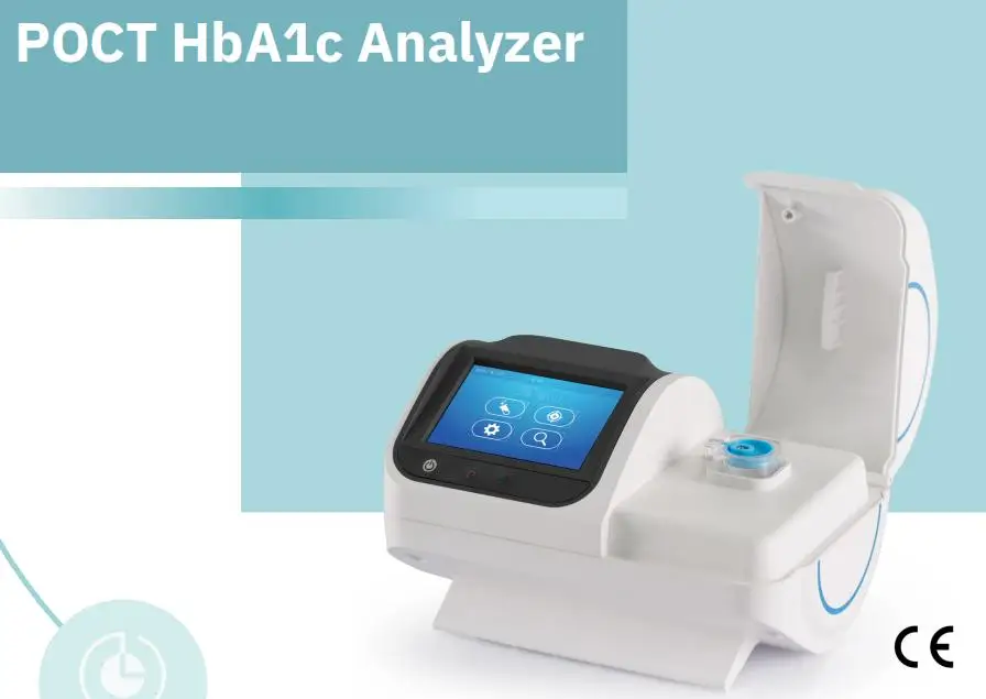 A1C Glycated Hemoglobin clinical POCT HbAlc Analyzer Single serving test machine