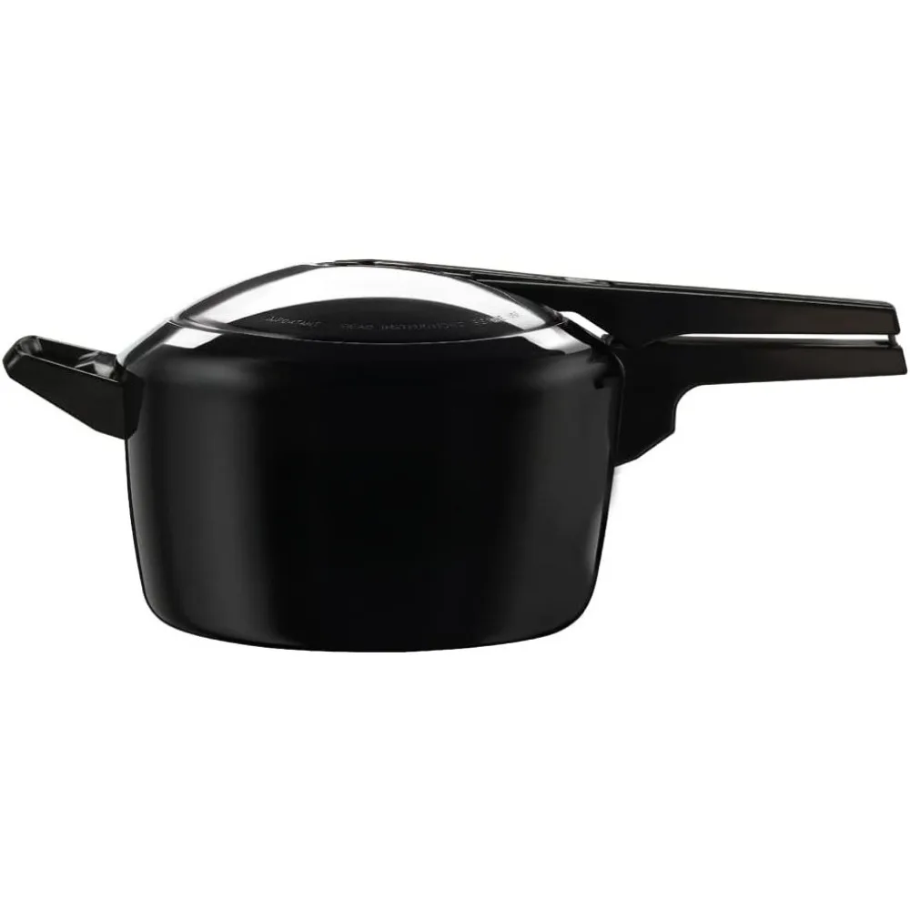 

Futura 5 Litre Pressure Cooker, Hard Anodised Inner Lid Pressure Cooker, Pan Cooker, Black (FP50)