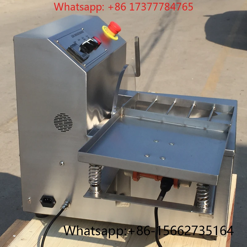 Chocolate melter combined with vibrator, CE approved 110V / 220V chocolate tempering machine with vibration table
