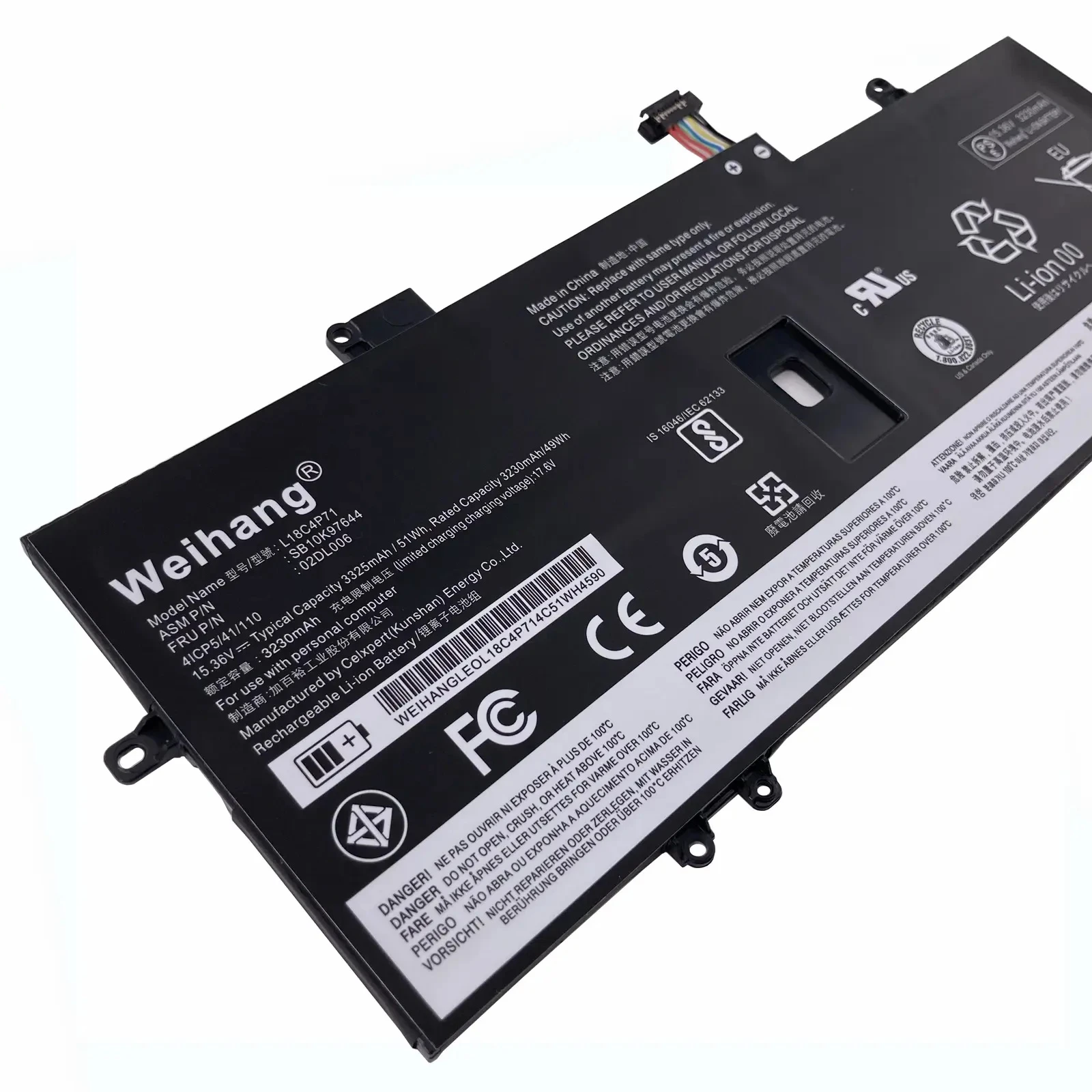 New Battery L18C4P71 L18L4P71 For Lenovo ThinkPad X1 Carbon 7th Gen 2019 / 8th Gen 2020 02DL004 02DL005 02DL006