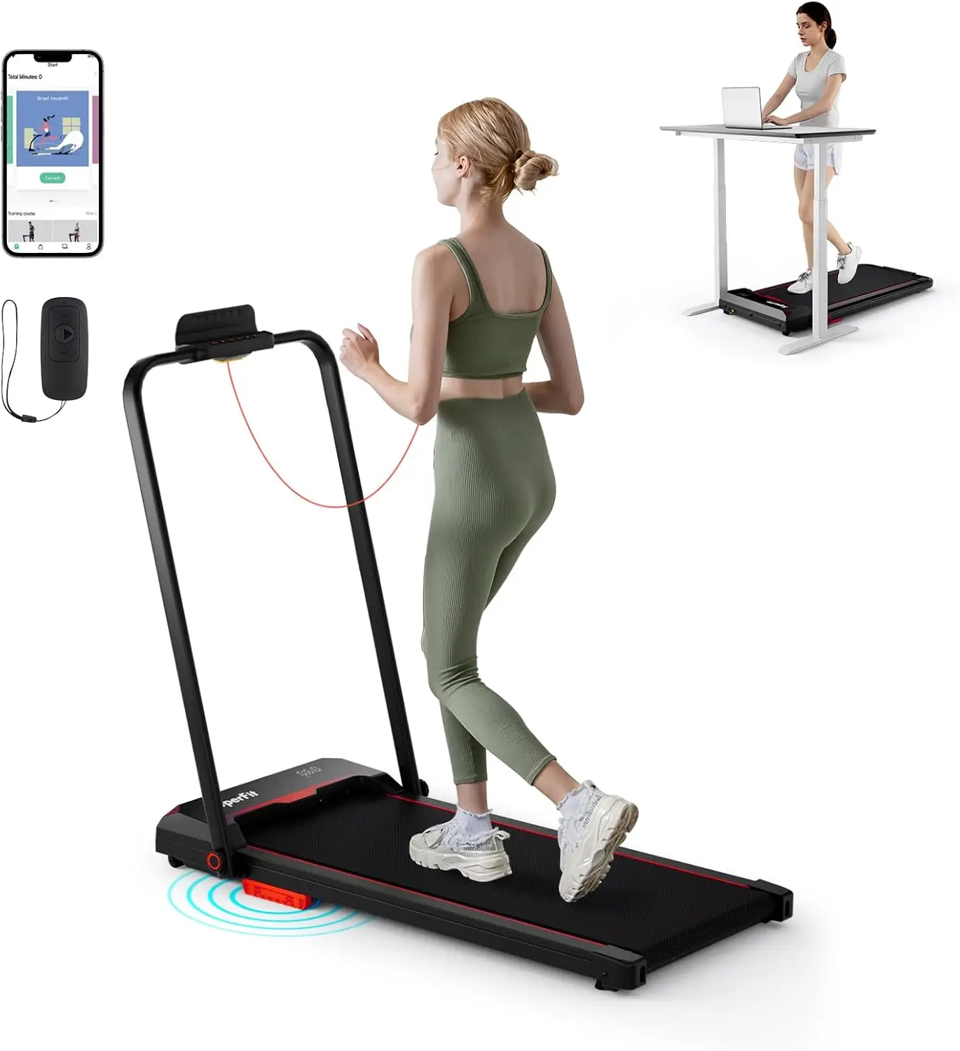 EsangLinker Faltbarer Laufband-Test: Wie ich mit dem 2-in-1 Modell meine Bürogesundheit rettete