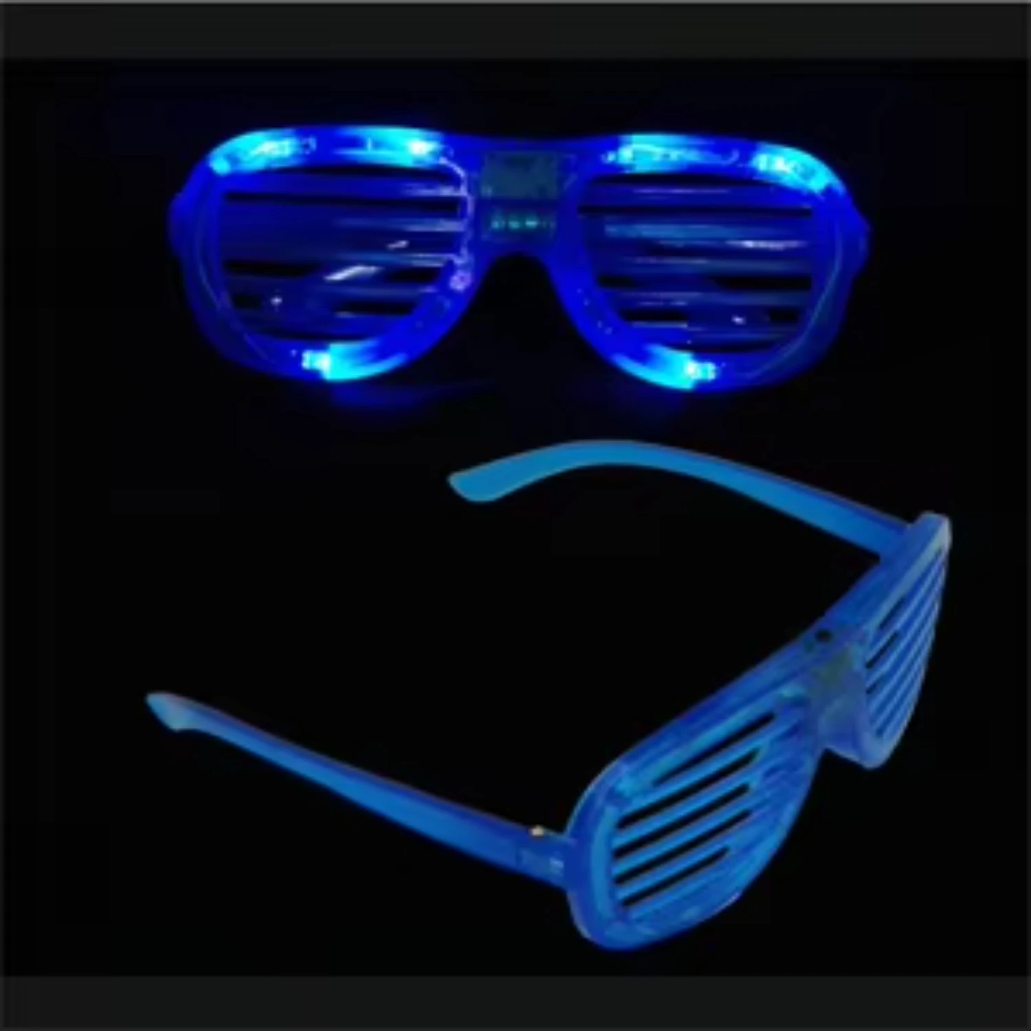 3pcs LED Light Up Glasses  Sunglasses Luminous Eyewear Plastic Props Shine Glowing Glasses Party Wedding party event props Party