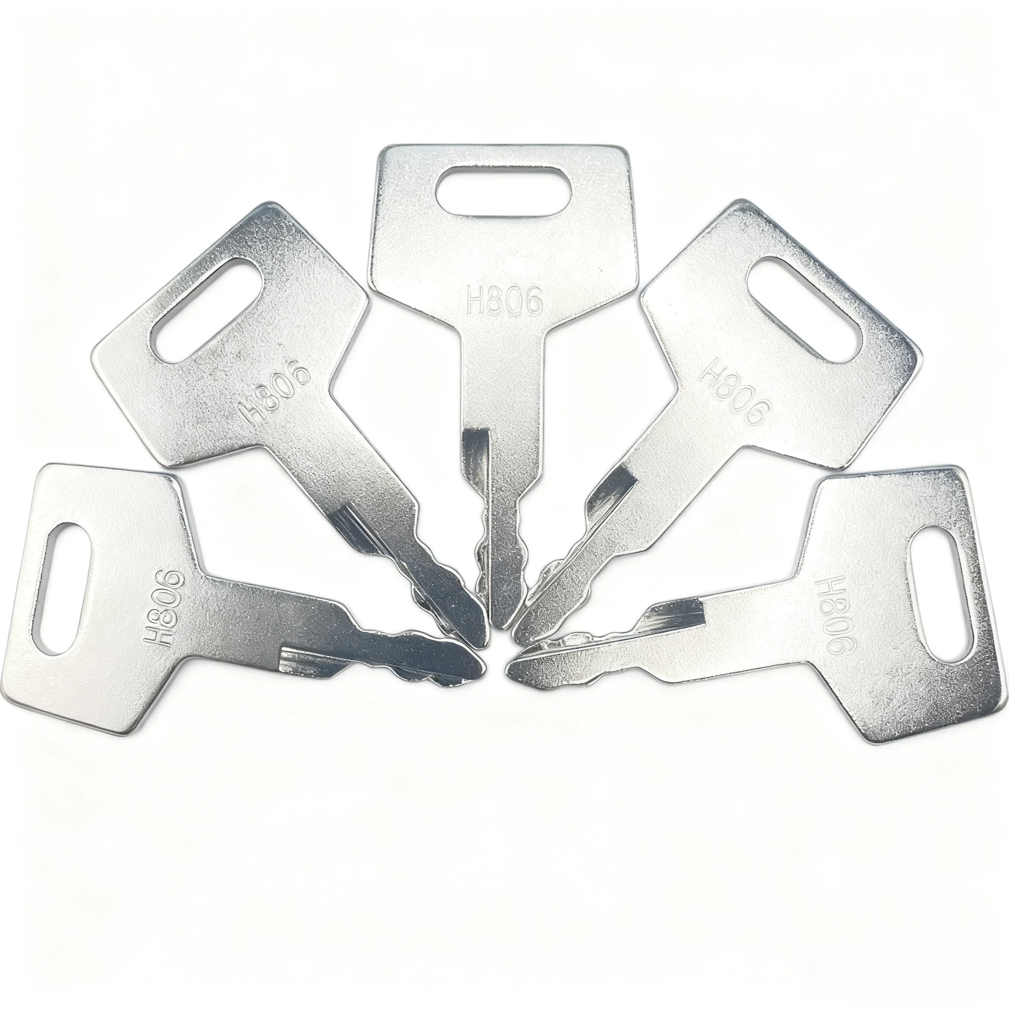 H806 1/5/10Pcs Ignition Key 17001-00019 H806 180845 Compatible with Takeuchi Excavators Compatible with Gehl CTL Track Loaders
