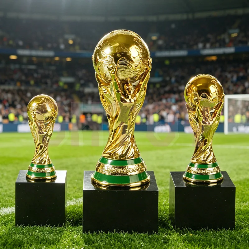 2026 FIFA Trophy Replica, Resin Football Award Model, USA-Canada-Mexico FIFA Champion Statue, Sports Gift, Desktop Ornament
