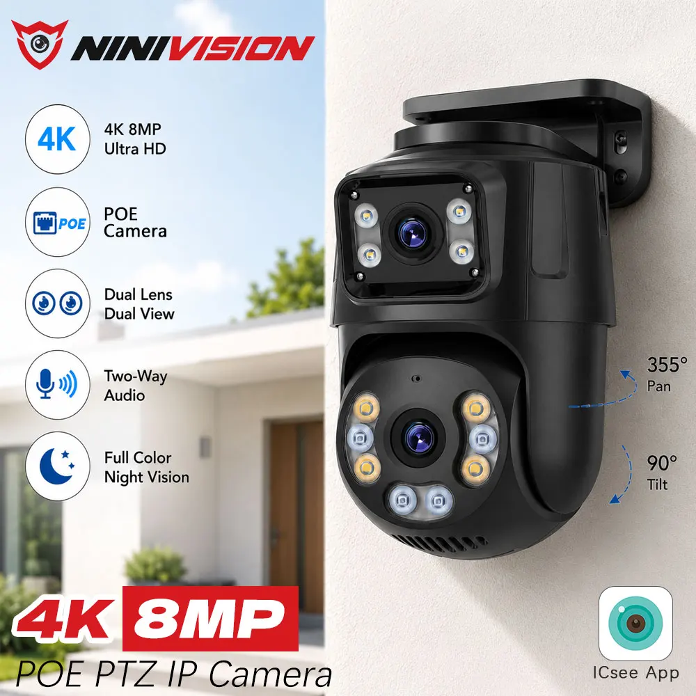 camera-ptz-poe-8mp-4k-a-double-objectif-double-vue-audio-bidirectionnel-vision-nocturne-couleur-panoramique-355°-inclinaison-90°-icsee-securite-cctv-exterieure