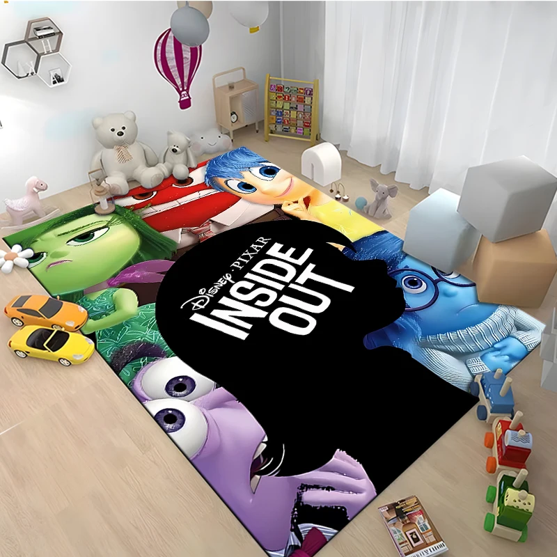 Disne Inside Out Pattern Carpets Bedroom Play Mats Rug Bedroom Decor Carpet Livingroom Rug Crawl Mat Christmas Gift Rug