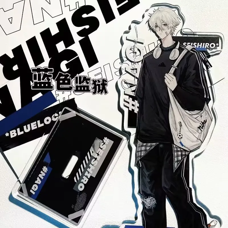 Nuovo cartello in piedi "Seishiro" "Blue Prison" in acrilico, decorazione desktop periferica anime giapponese di alto livello, fatta da sé