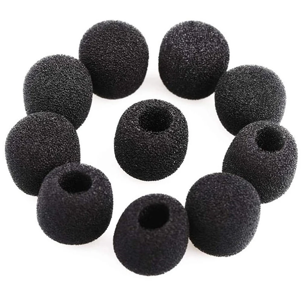 

10 Pcs Blow-proof Bee Microphone Wind Screen for Mics Microphone-windscreens Lapel Sock Shield Mini