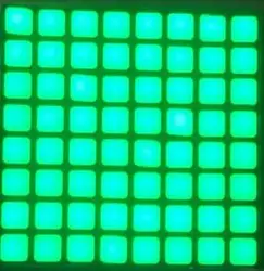 6mm 8*8 Jade zielony niebieski czerwony biały kwadrat LED z matrycą punktową cyfrowy wyświetlacz cyfrowy LED moduł 2488BGG 2488BB światła koraliki