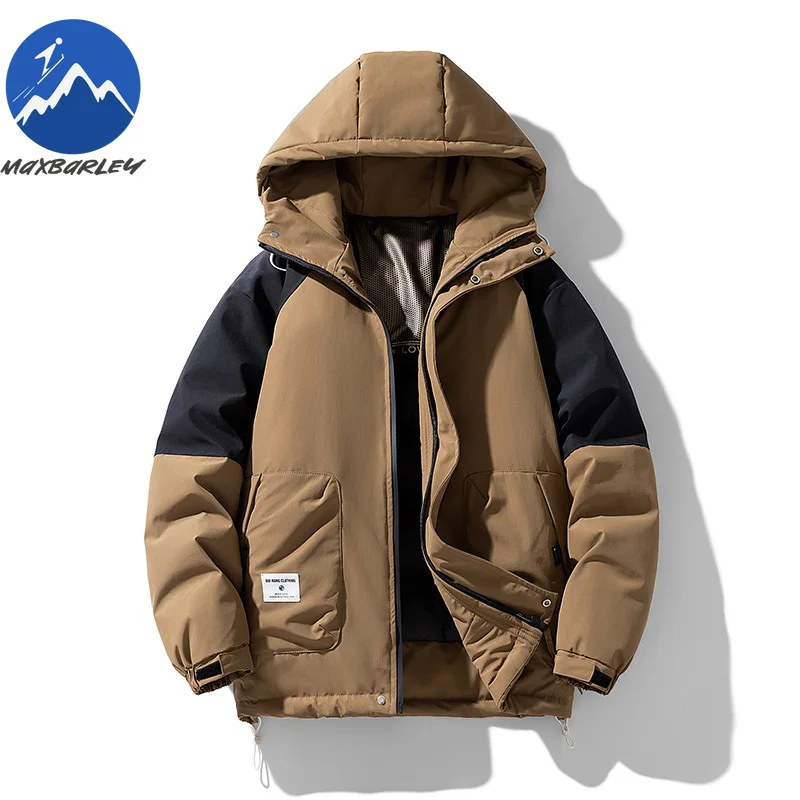 الشتاء أسفل سترة الرجال مقنعين البرية المشي لمسافات طويلة الجرافين يندبروف الذاتي التدفئة معطف الربط التخييم مقاوم للماء مبطن السترات