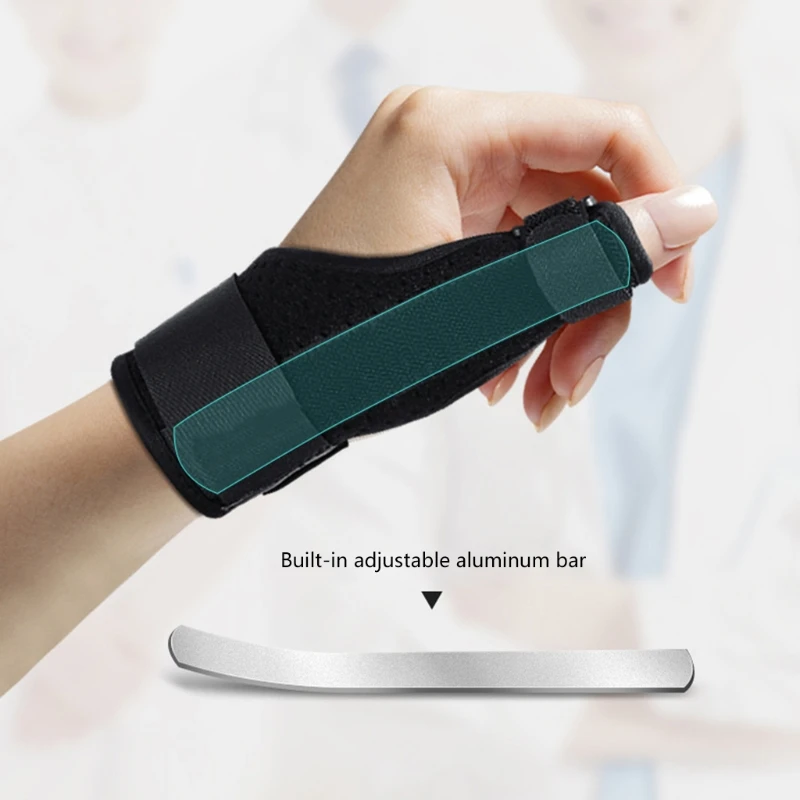 Thumb Splint Support Brace for Tenosynovitis Tendonitis Trigger Thumb Immobilizer Fits Men Women Left and Right Hand