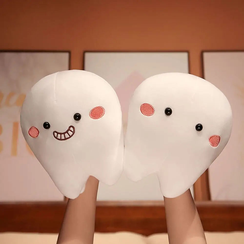 Almofada Criativa em Forma de Dente, Almofada Macia e Fofa para Crianças, Presente de Almofada de Dente em Design de Cartoon