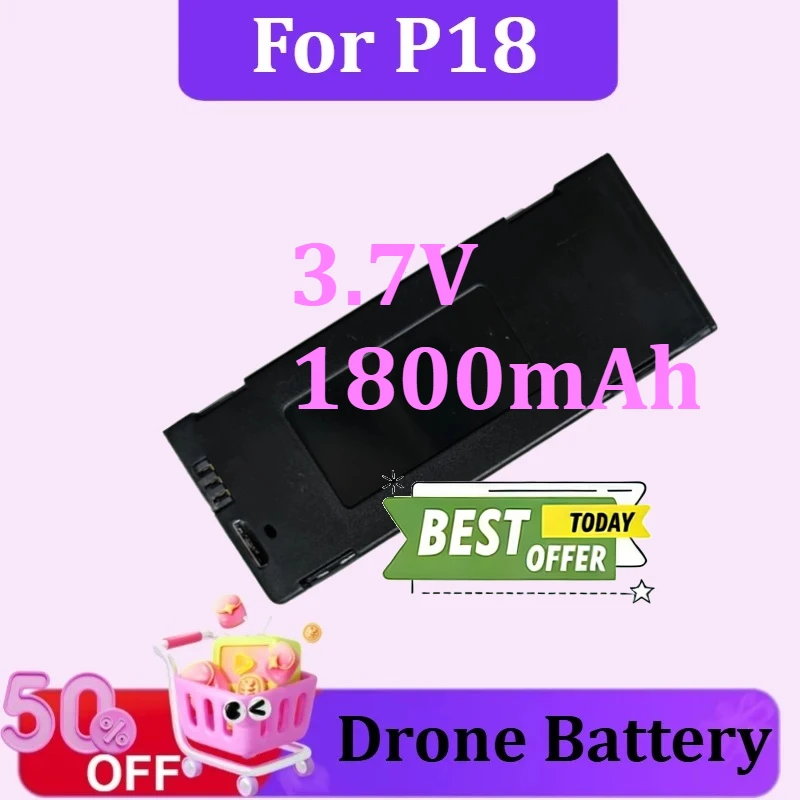 

Drone Battery 552556 3.7V 1800mAh for P18 Drone Battery Accessories P18 Max RC Drone Spare Parts