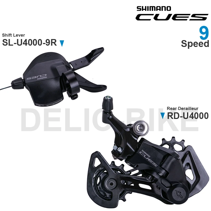 

SHIMANO CUES U4000 Groupset Shift Lever SL-U4000-9R Rear Derailleur RD-U4000 Original Parts