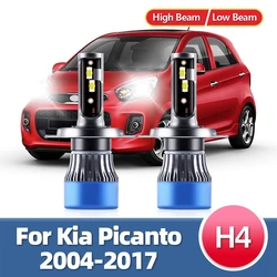 LED Headlight CSP Car Bulbs Super Bright Headlamps Auto Lamp For Kia Picanto 2004-2009 2010 2011 2012 2013 2014 2015 2016 2017