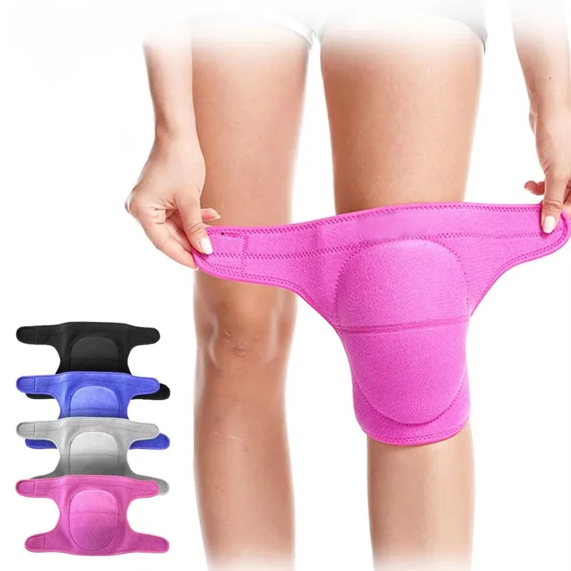 2 PCS Sports Knee Brace Soft Knee Pads, Knee Compression Sleeve for Dance Volleyball Basketball Running Football Jogging Cycling