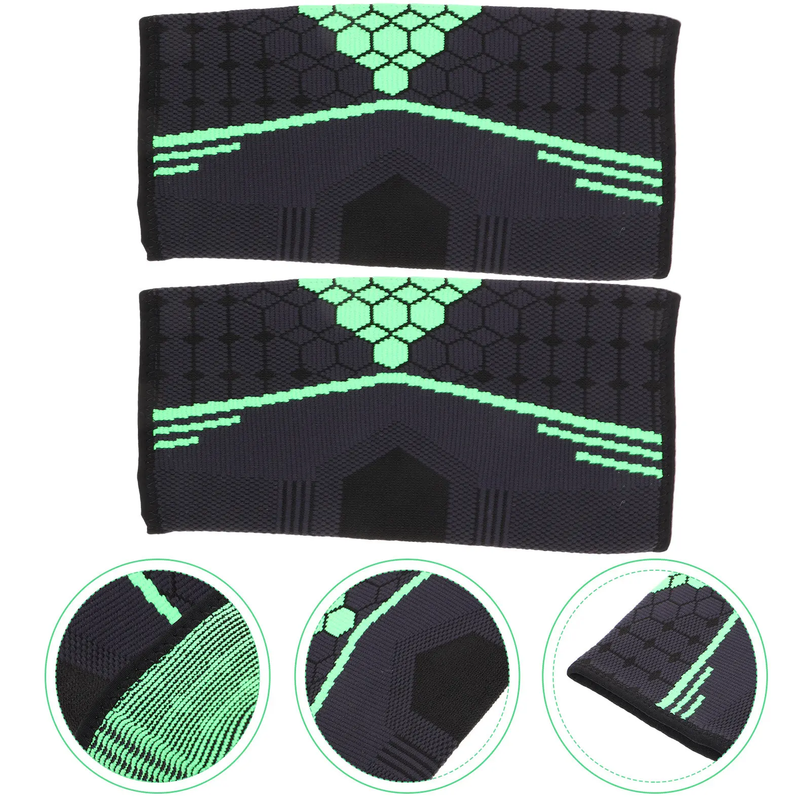 2Pcs Elbow Pad Comfortable Stretchable Breathable Arm Sleeve for Outdoor Sports Basketball Football Baseball Injury Prevention