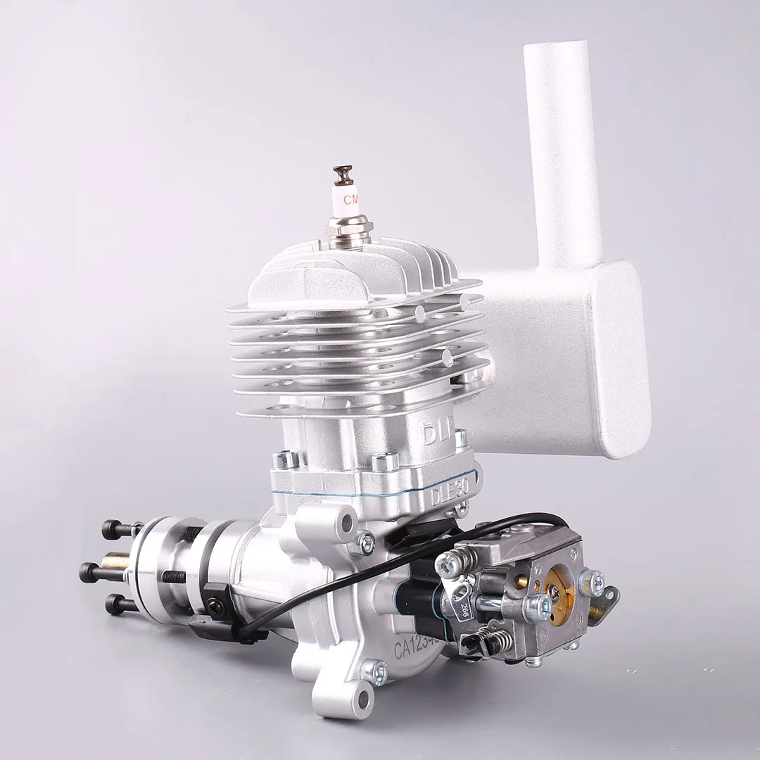DLE Original NEW DLE30 30CC DLE Petrol Engine for RC Airplane Two Strokes Single Cylinder Side Exhaust Natural Cooling
