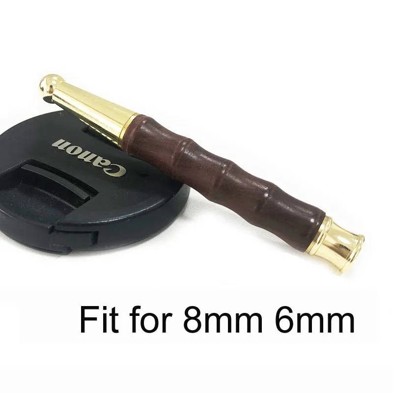 New Clip For 6 8mm Cigarette Mouthpiece Wood Popular Smoking Holders Microfilter Recirculating Tobacco Filter Gadgets for Men