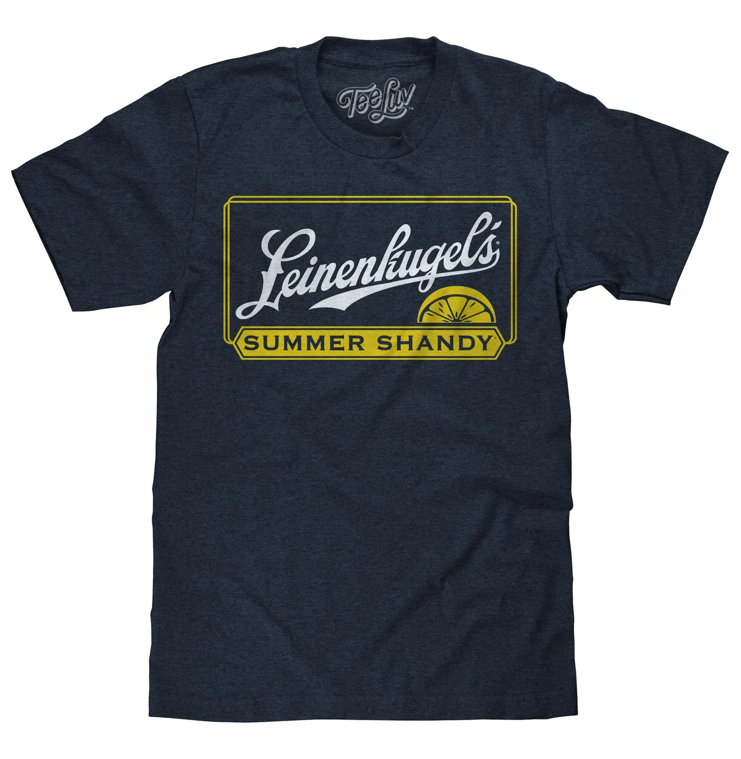 Tee Luv Men's Leinenkugel's Summer Shandy Beer Logo Shirt Graphic Y2K  oversizedAnime  T-shirts for Men Clothing Wo