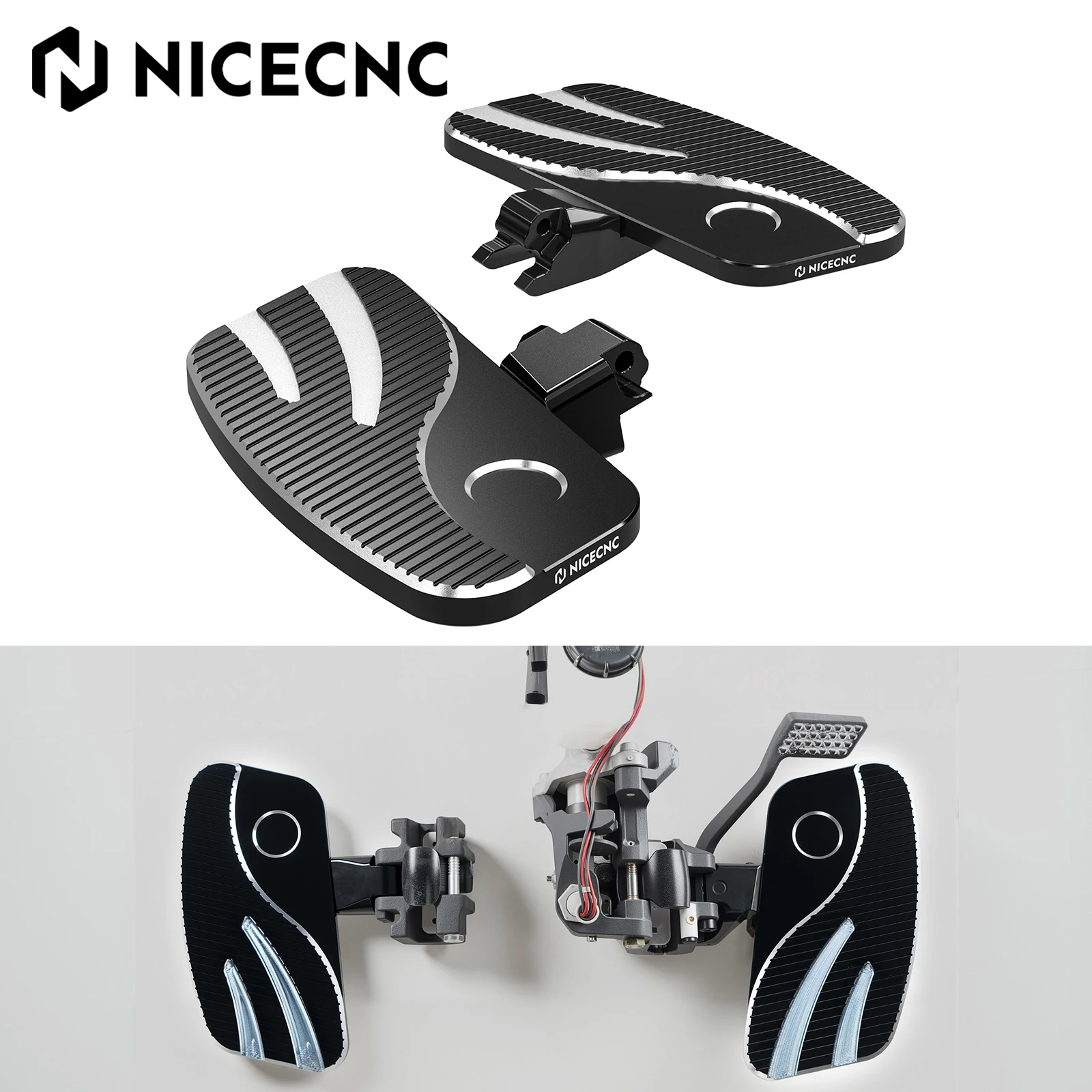 

For Can-Am Ryker 600 Ryker 900 2019-2021 Enlarged Rider Footboards Ryker 600 900 Ace 2022-2024 Ryker 900 Rally Edition 2019-2021