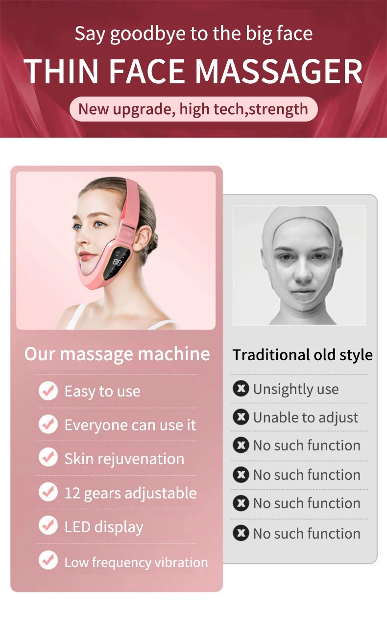 Elektrisches Gesichts Massagegerät Für V-line Lifting Und Pflege_voghion.com