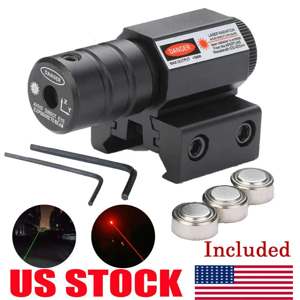 Tactical Red Laser Beam Dot Sight 11/20mm Rail For Pistol Taurus G2C G3C