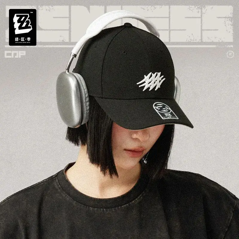 mihoyo-official-game-zenless-zone-zero-studio-2026ss-embroidered-baseball-cap-clothing-accessory-sun-hat-cosplay-halloween-gifts