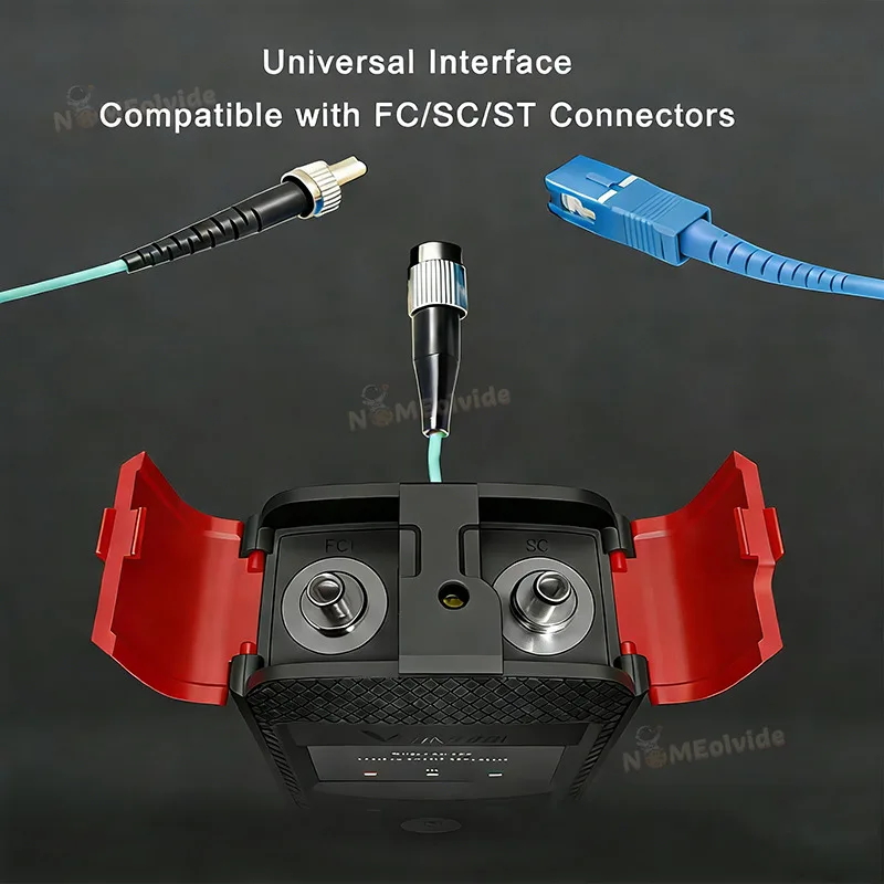 Fiber Optic Green Red Green Dual Light Machine 30M20Mw10Mw VFL Visual Fault Locator Rechargeable Cable Fiber Optic Tester