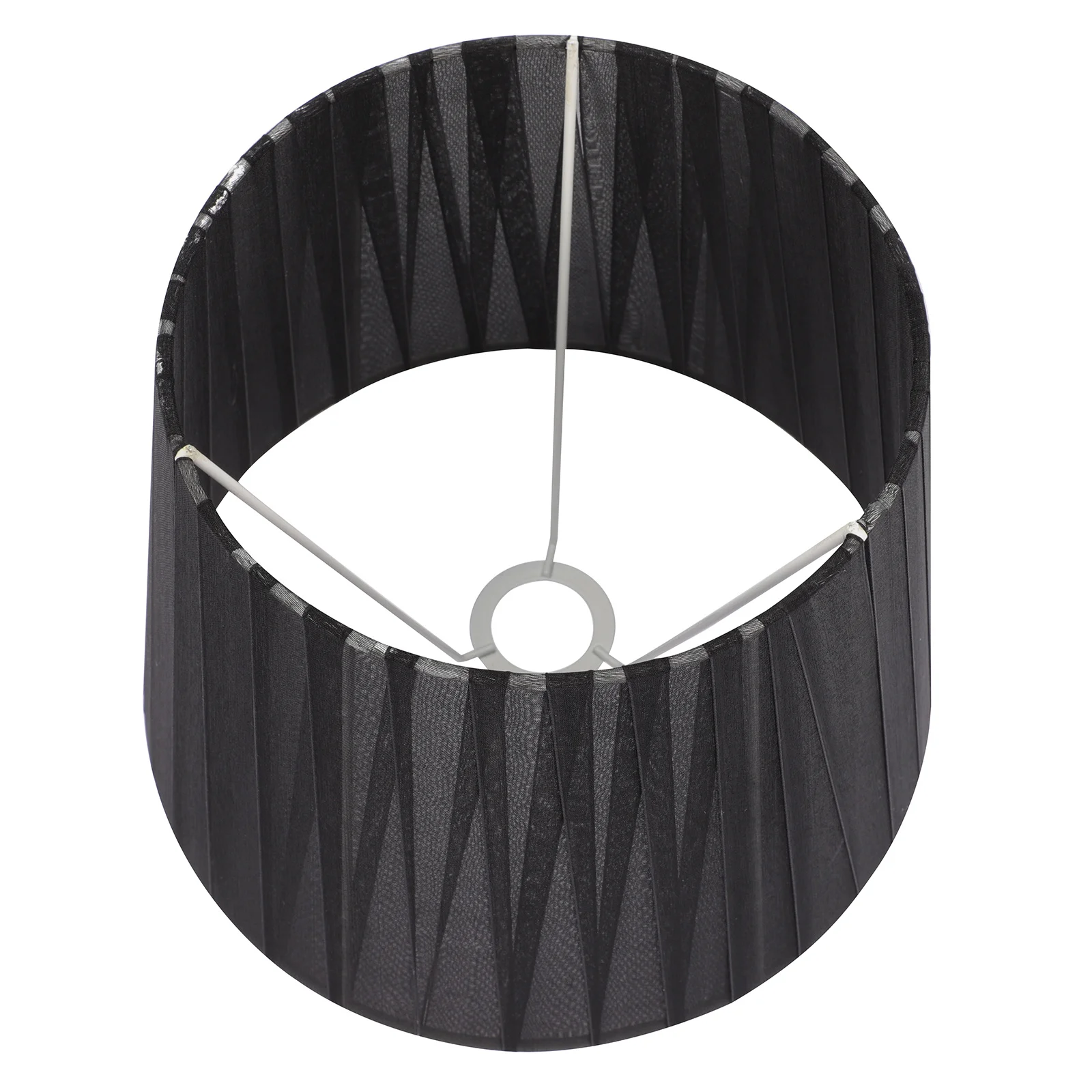 

Chiffon Lamp Shade Drum Table Light Cover E14 Socket Dustproof For Bedroom Home Hotel Ceiling Tabletop Lamp Indoor