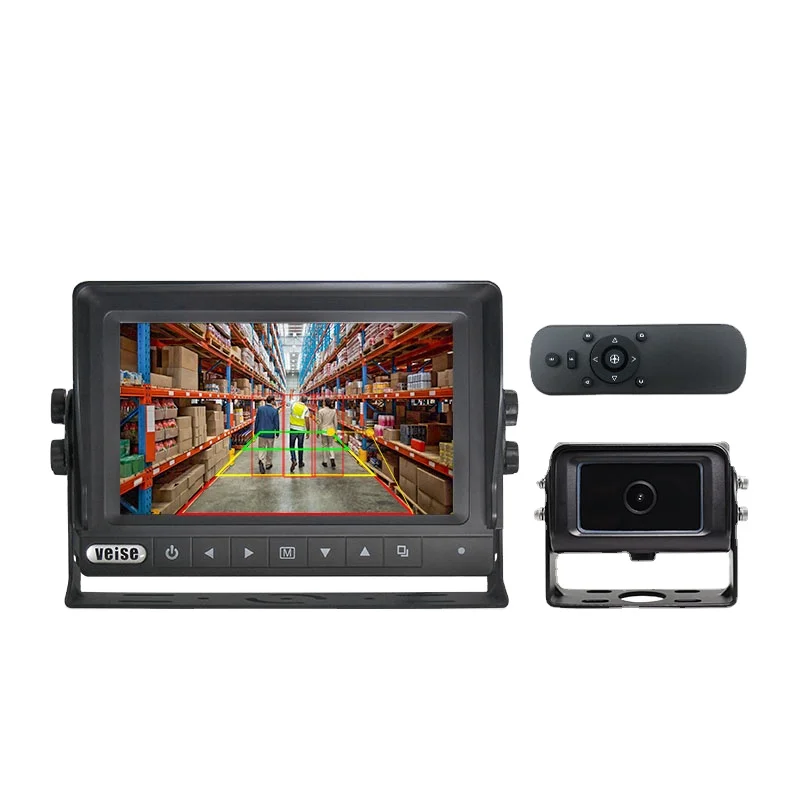 نظام كاميرا احتياطية مقاوم للماء AI مع منطقة تحذير مساعدة عكسية لسلامة المركبات #1