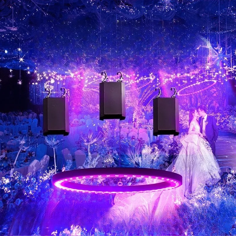 Lifting beam of light circle bar wedding mall KTV ambient light