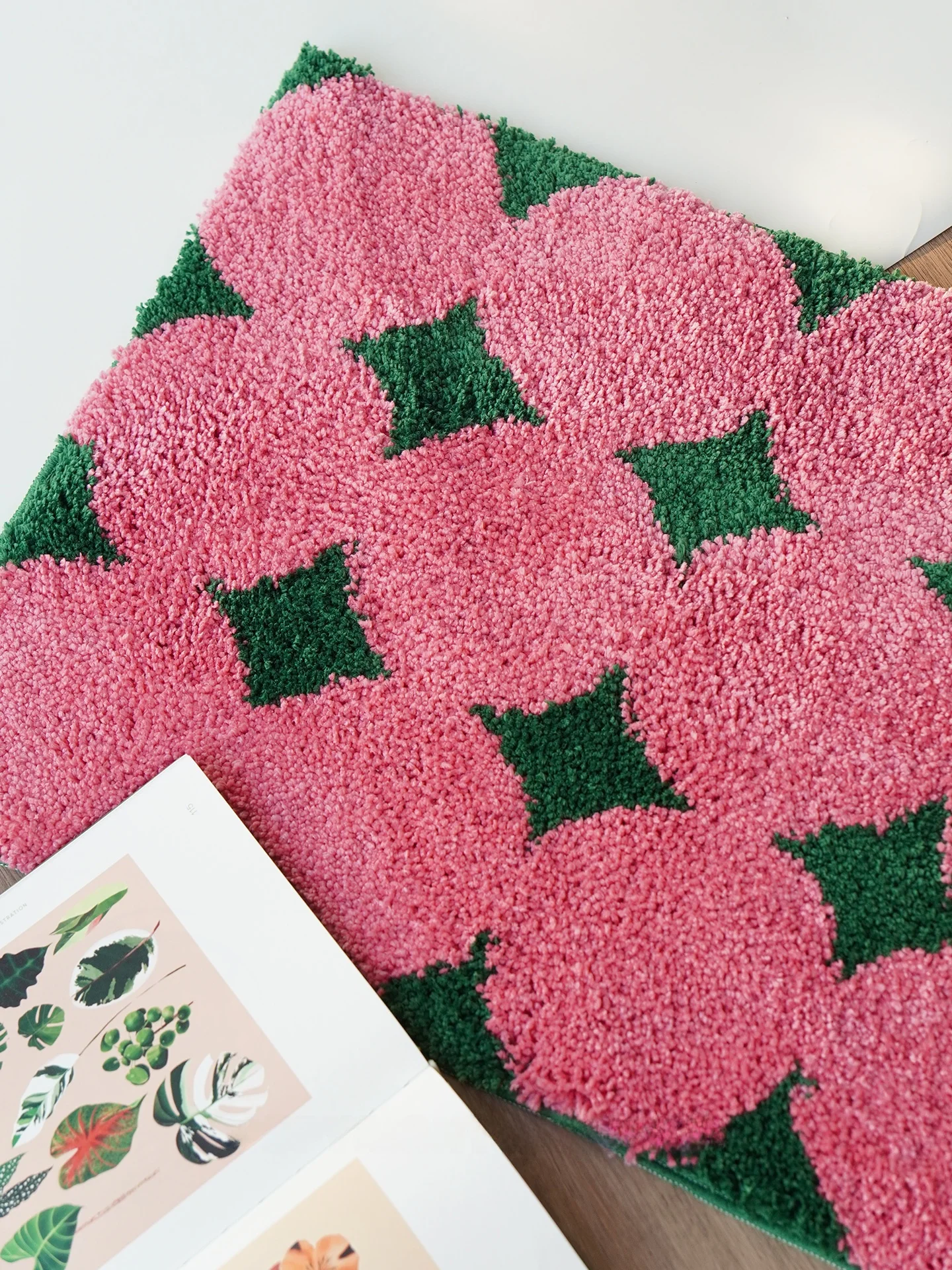 

Коврик для входной двери Dopne Pink Salted Carpet, влагопоглощающий, нескользящий, маленький, для дома, декоративный напольный коврик