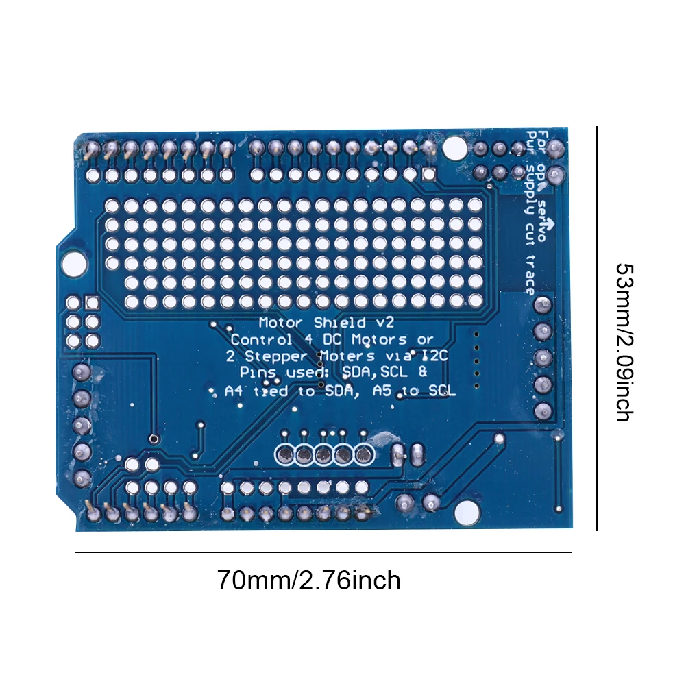 PWM Servo Driver Board Shield V2 DC Stepper Motor Module Board TB6612 IIC I2C for Arduino Robot Mega R3