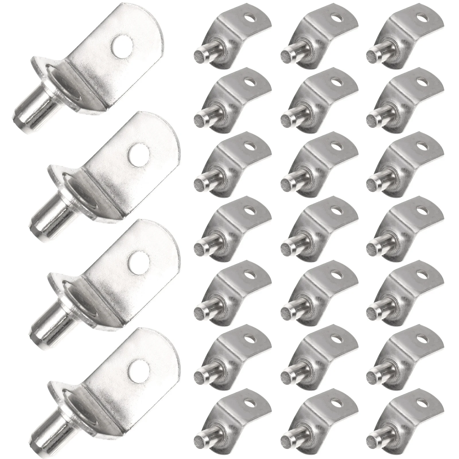 40 قطعة دبوس دعم الخزانة عالية الجودة رف فولاذي مقاطع قوية متعددة الاستخدام لخزائن أرفف الكتب خزائن عرض الحالات