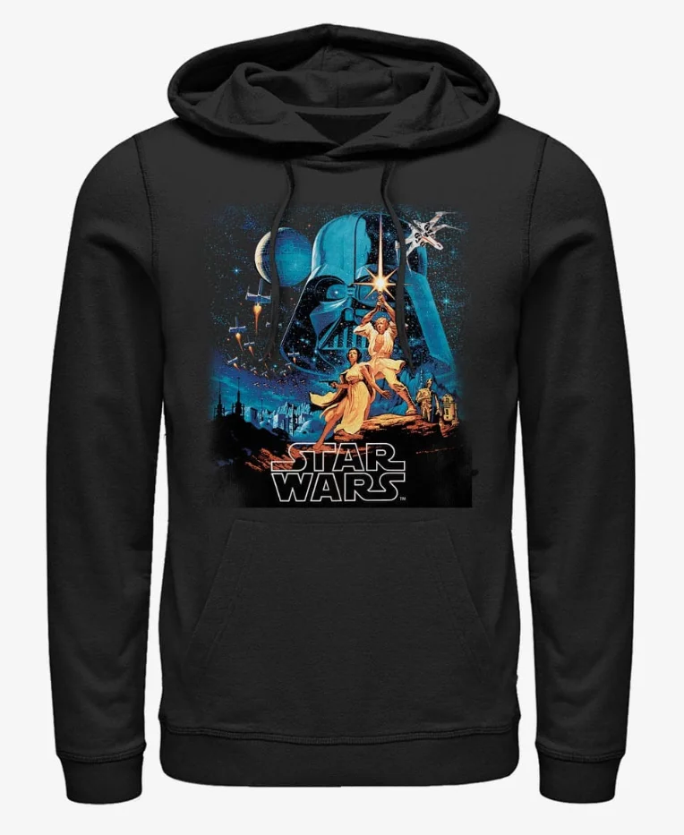 

American Star Wars sci-fi space exploration hoodie suitable for both men and women, comfortable autumn and winter hoodie